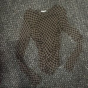 Elegant Black and Gold Women's Top